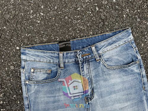 ג'ינס Calvin Klein Jeans בגזרה צרה בגוון כחול בהיר 7