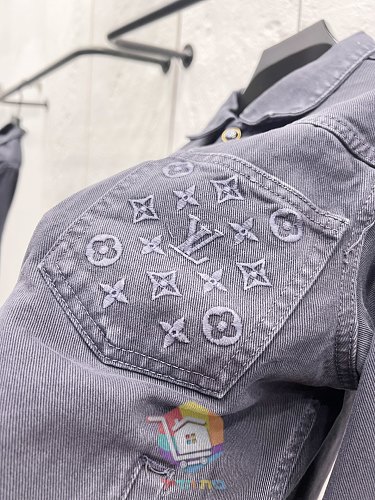 סט דנים Louis Vuitton אינדיגו, ז'קט, מכנסיים 5