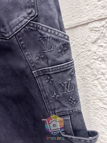 סט דנים Louis Vuitton אינדיגו, ז'קט, מכנסיים 12