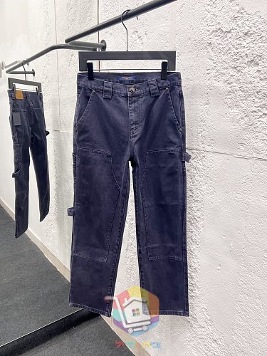 סט דנים Louis Vuitton אינדיגו, ז'קט, מכנסיים 17