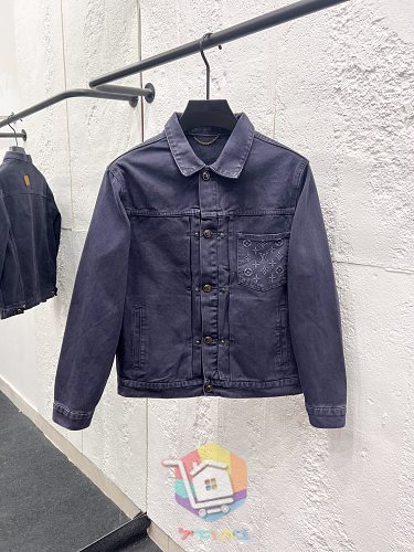 סט דנים Louis Vuitton אינדיגו, ז'קט, מכנסיים 21