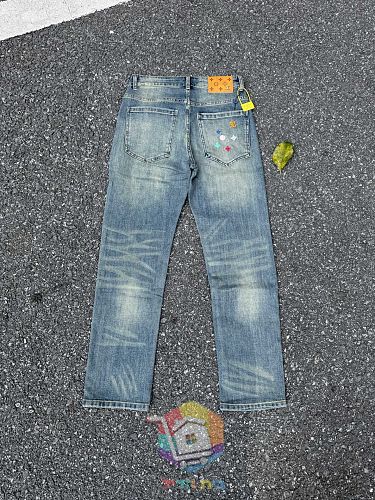 ג'ינס Louis Vuitton בגזרה ישרה שטופה 24
