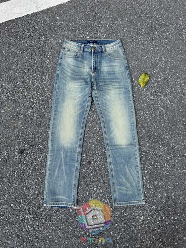 ג'ינס Louis Vuitton בגזרה ישרה שטופה 25