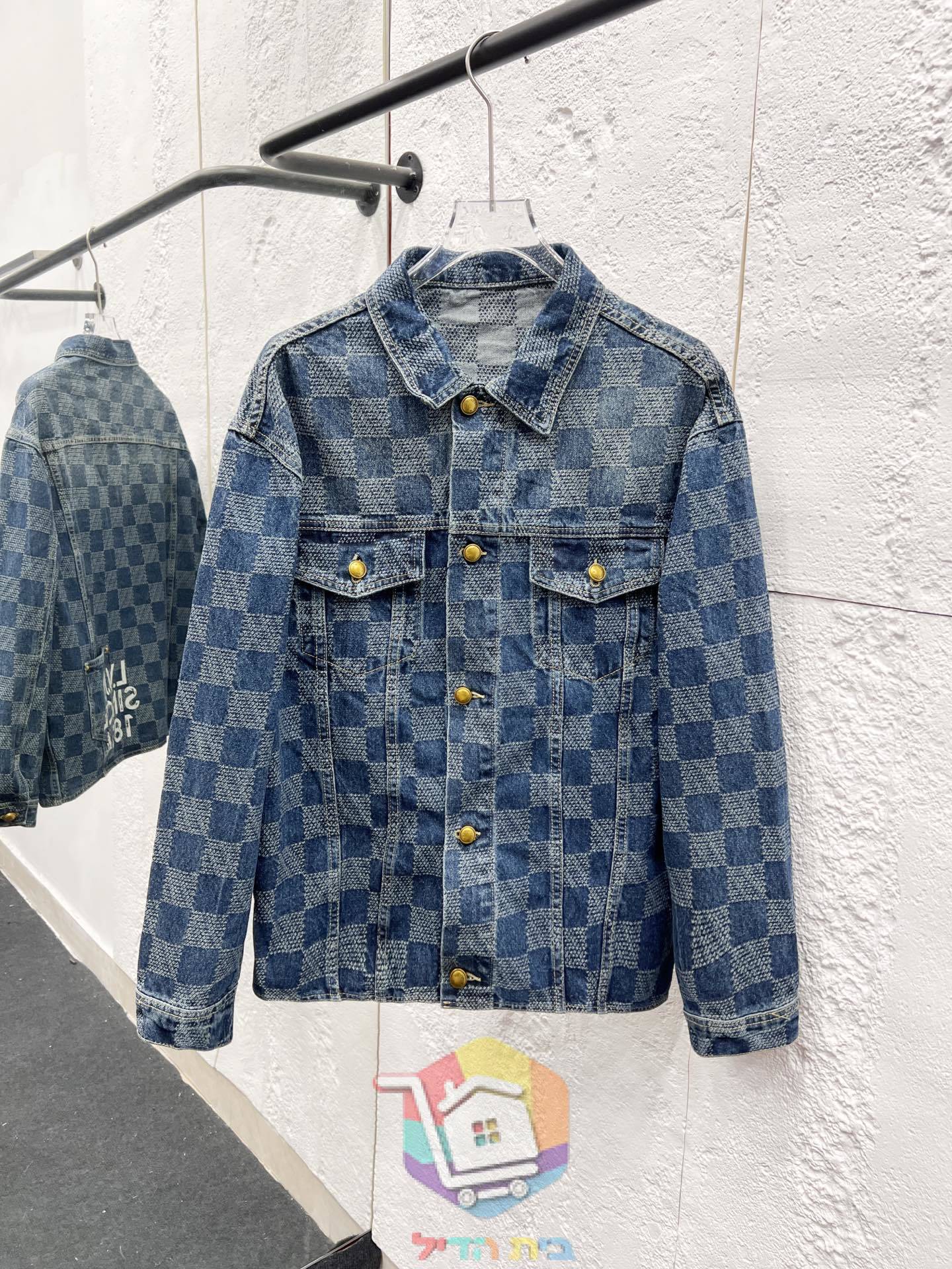 ז'קט דנים Louis Vuitton בדוגמת דמייה
