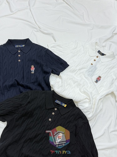 חולצת פולו סרוגה Polo Ralph Lauren בדוגמת צמות 7