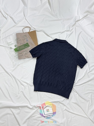 חולצת פולו סרוגה Polo Ralph Lauren בדוגמת צמות 8