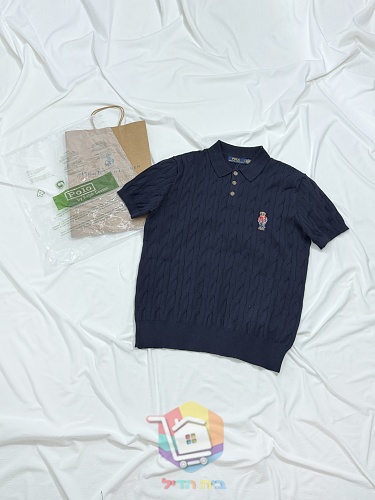 חולצת פולו סרוגה Polo Ralph Lauren בדוגמת צמות 10