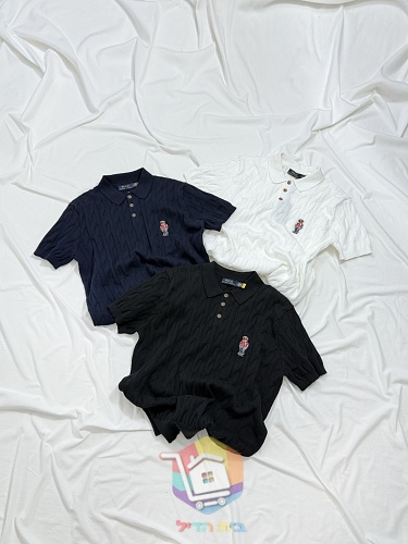 חולצת פולו סרוגה Polo Ralph Lauren בדוגמת צמות 18