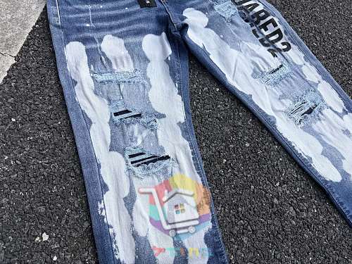 ג'ינס DSQUARED2 בשני דגמים, קרוע עם הדפסים 7