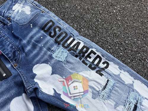 ג'ינס DSQUARED2 בשני דגמים, קרוע עם הדפסים 8