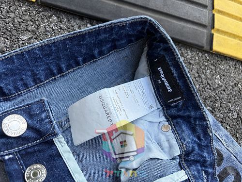 ג'ינס DSQUARED2 בשני דגמים, קרוע עם הדפסים 11