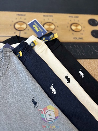חולצה סרוגה Polo Ralph Lauren בצווארון עגול 3