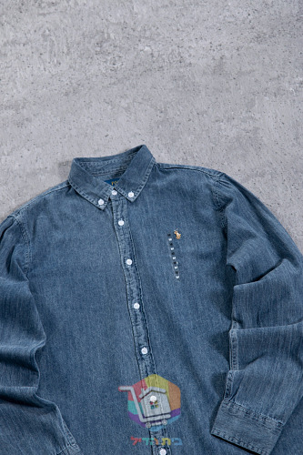 חולצת ג'ינס Polo Ralph Lauren בשרוול ארוך 6