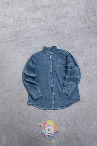 חולצת ג'ינס Polo Ralph Lauren בשרוול ארוך 7