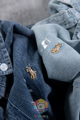חולצת ג'ינס Polo Ralph Lauren בשרוול ארוך 8