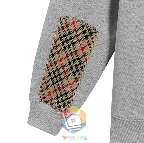 קפוצון Burberry עם שרוך משבצות בשני גוונים 5