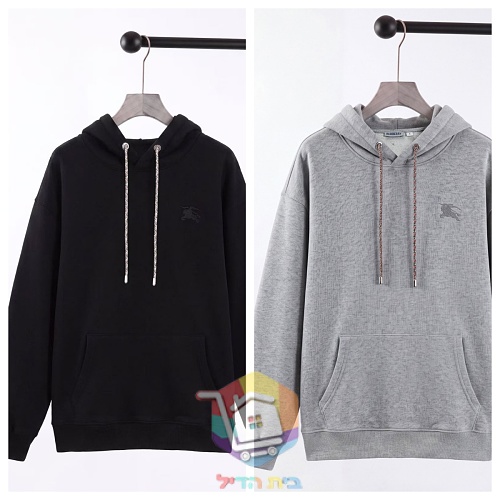 קפוצון Burberry עם שרוך משבצות בשני גוונים 19