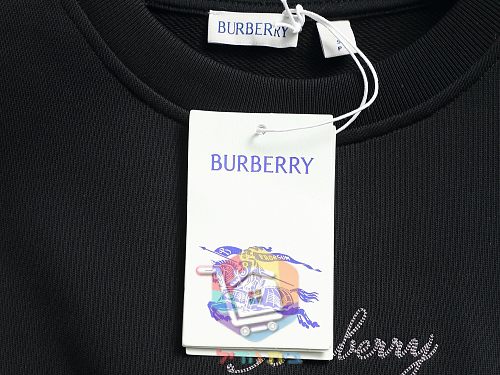 סווטשירט Burberry עם רקמת לוגו על החזה 5