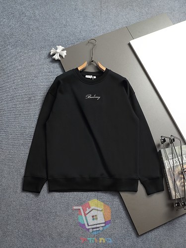 סווטשירט Burberry עם רקמת לוגו על החזה 12