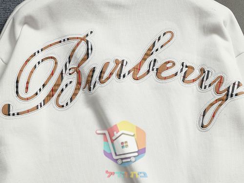 סווטשירט Burberry עם רקמת לוגו על החזה 15