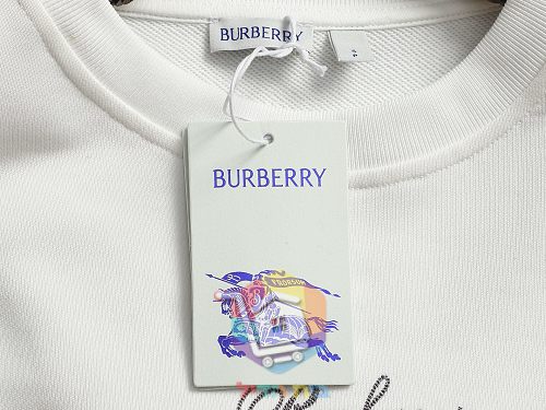 סווטשירט Burberry עם רקמת לוגו על החזה 19