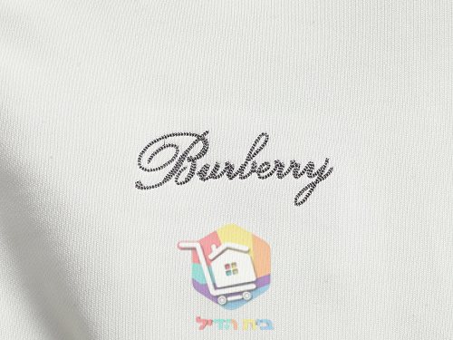 סווטשירט Burberry עם רקמת לוגו על החזה 20