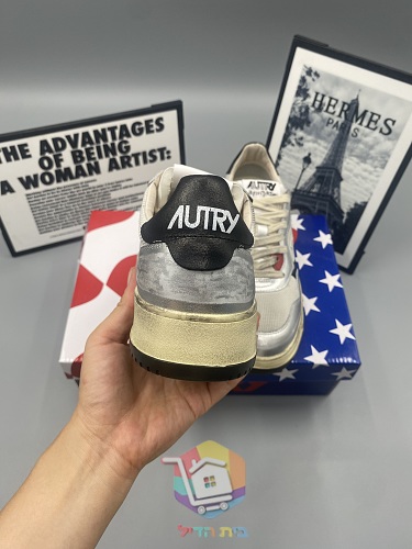Baskets Autry Super Vintage mesh et cuir 2