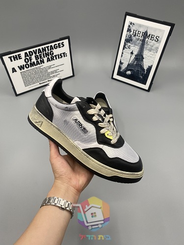 Baskets Autry Super Vintage mesh et cuir 14