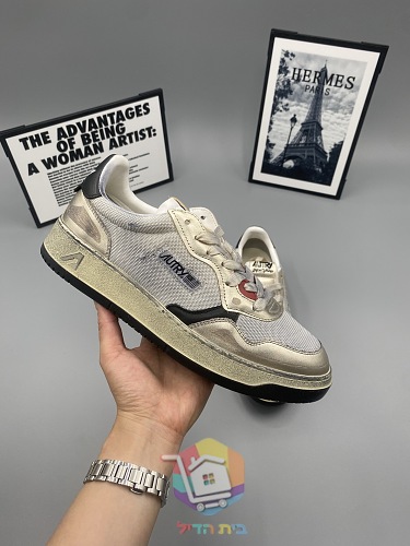 Baskets Autry Super Vintage mesh et cuir 19
