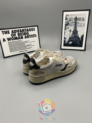 Baskets Autry Super Vintage mesh et cuir 20