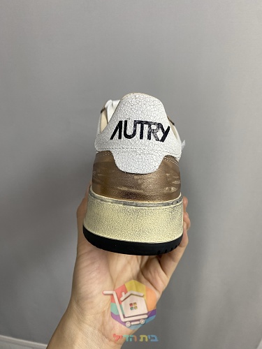 Baskets Autry Super Vintage mesh et cuir 26