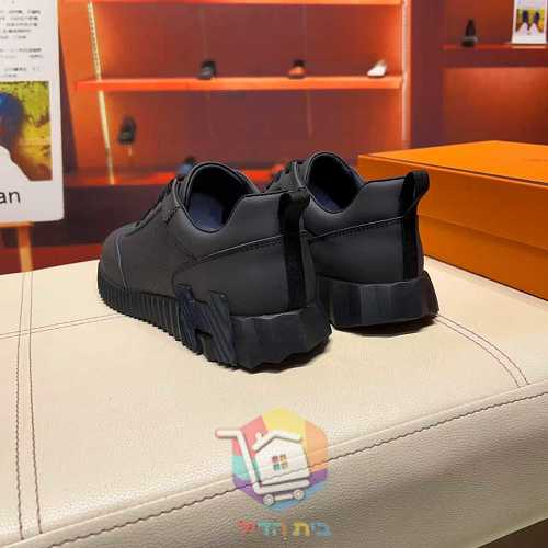 נעלי Hermes Bouncing מעור מחורר בשני גוונים 15