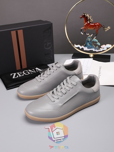 נעלי סניקרס Zegna מעור בארבעה גוונים 8