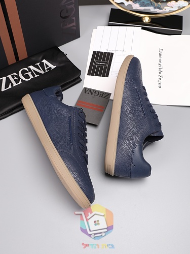 נעלי סניקרס Zegna מעור בארבעה גוונים 30