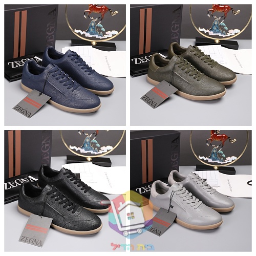 נעלי סניקרס Zegna מעור בארבעה גוונים 37