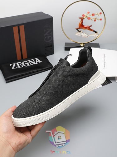 נעלי סליפ-און Zegna מבד בחמישה גוונים 12