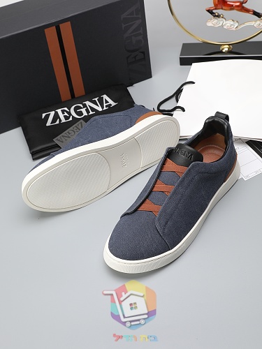 נעלי סליפ-און Zegna מבד בחמישה גוונים 21