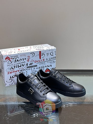 נעלי סניקרס Dolce & Gabbana מעור בשני גוונים 5