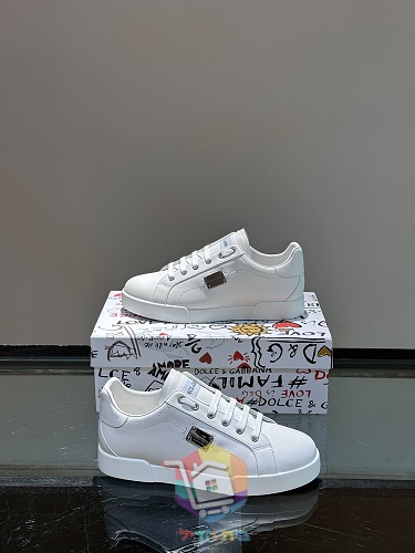נעלי סניקרס Dolce & Gabbana מעור בשני גוונים 15