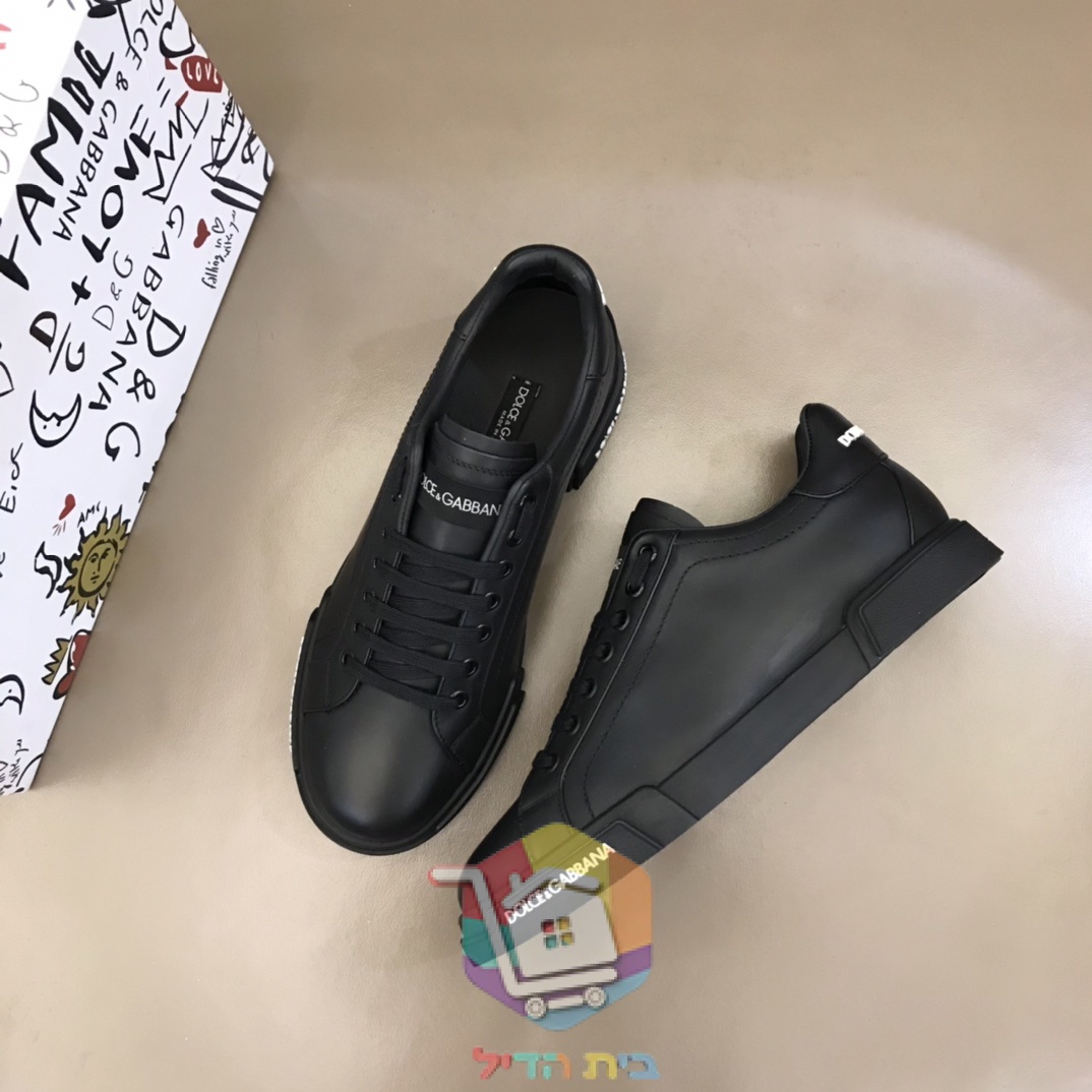 נעלי סניקרס Dolce & Gabbana Portofino לבן, שחור