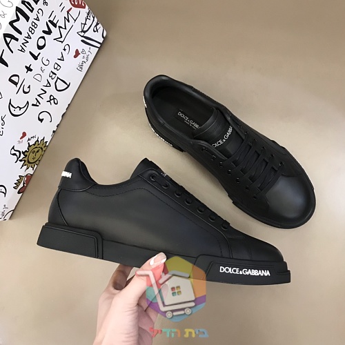 נעלי סניקרס Dolce & Gabbana Portofino לבן, שחור 6