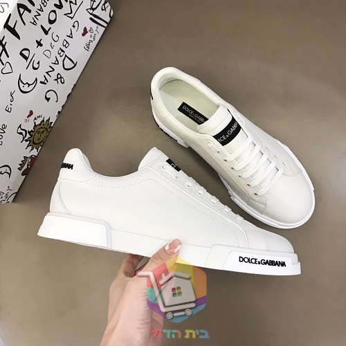 נעלי סניקרס Dolce & Gabbana Portofino לבן, שחור 15