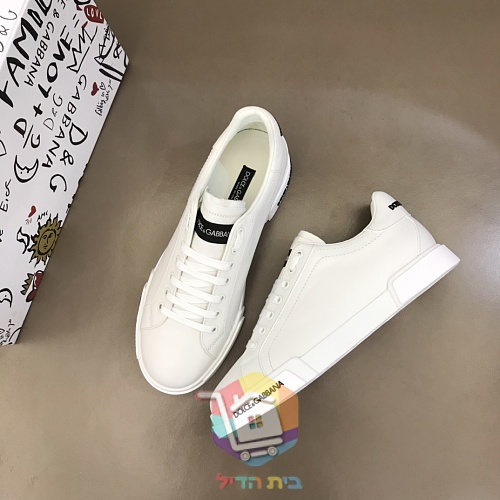 נעלי סניקרס Dolce & Gabbana Portofino לבן, שחור 17