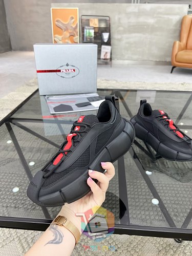 נעלי Prada Cloudbust Thunder שחור, אדום 5