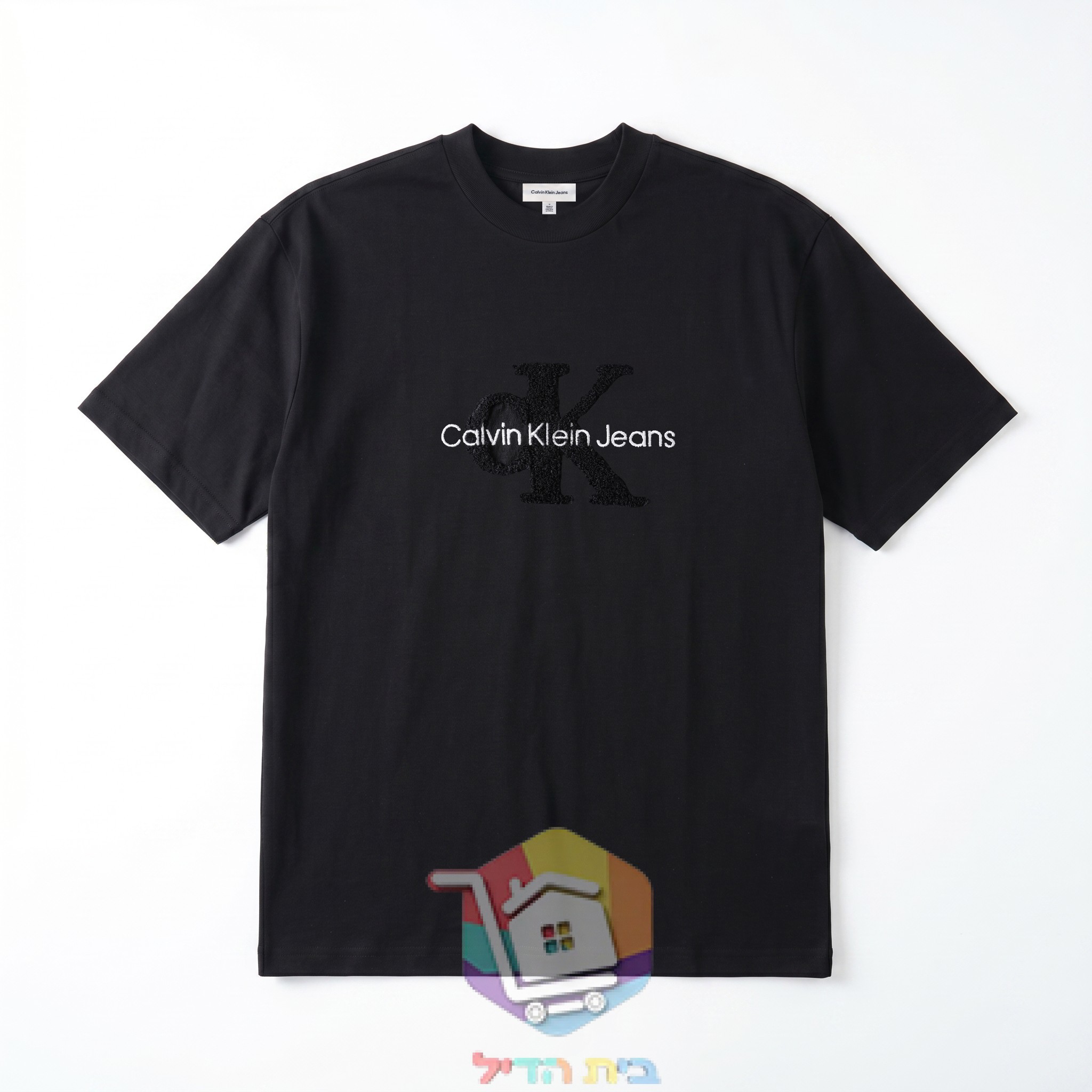 חולצת טי Calvin Klein Jeans שחורה