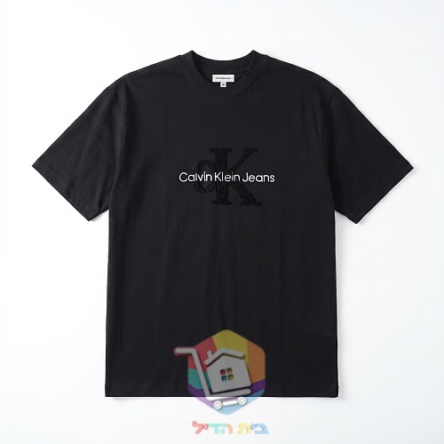חולצת טי Calvin Klein Jeans שחורה 7