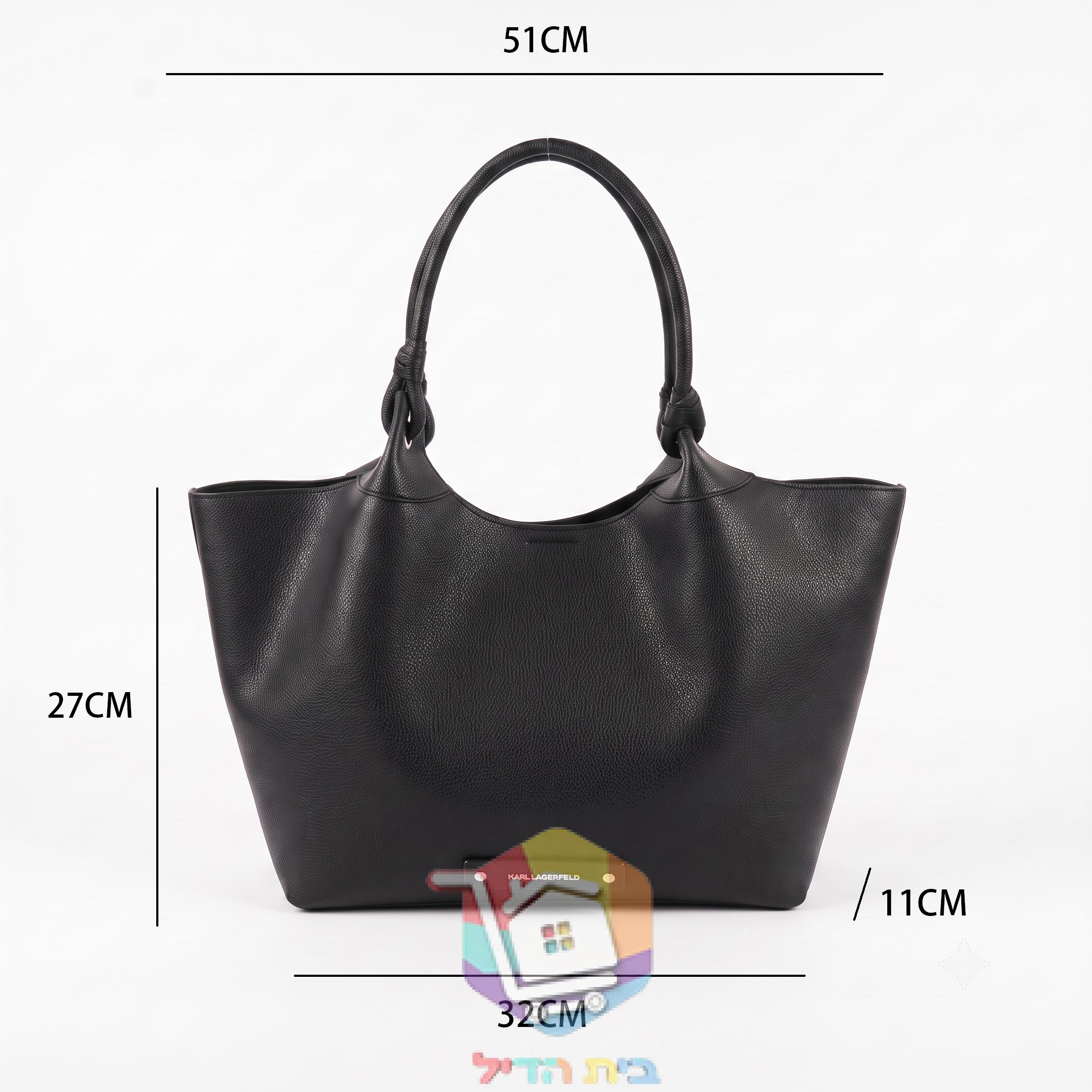 Bolso de hombro Karl Lagerfeld en negro