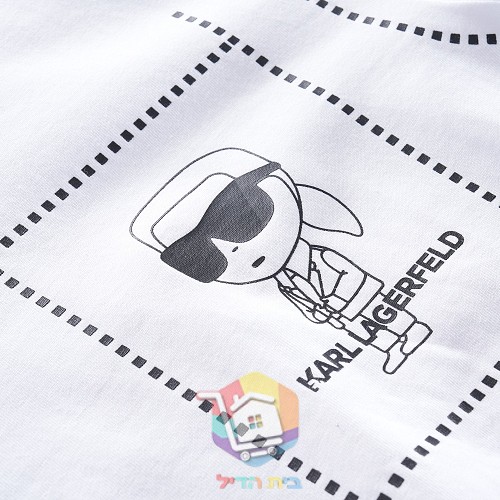 חולצת טי Karl Lagerfeld עם הדפס קריקטורה 4