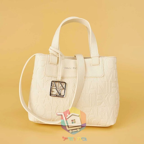 תיק טוט Armani Exchange עם לוגו מוטבע 10
