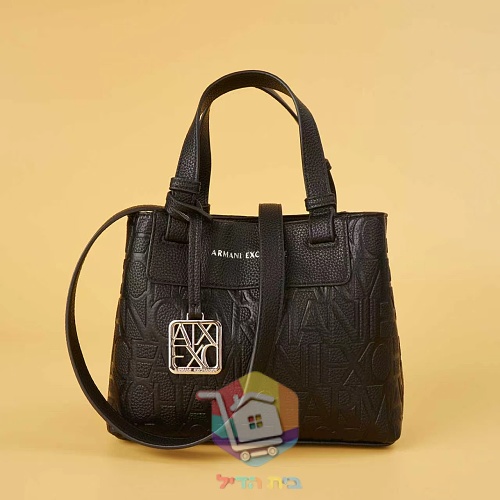 תיק טוט Armani Exchange עם לוגו מוטבע 12